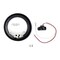 Truck-Lite 40 Series, Incandescent, 1 Bulb, Round Clear, Dome Light, Black Grommet Mount, Pl-2, Stripped 40003-3 - alternate 2
